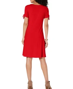 Women's Tie-Sleeve Dress