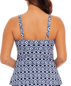 Women's Triple-Tier Tankini Top