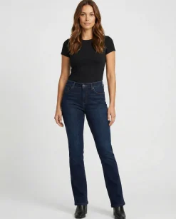 Women's Tummy-Control Bootcut Jeans