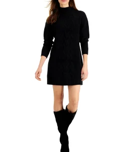 Women's Turtleneck Sweater Dress