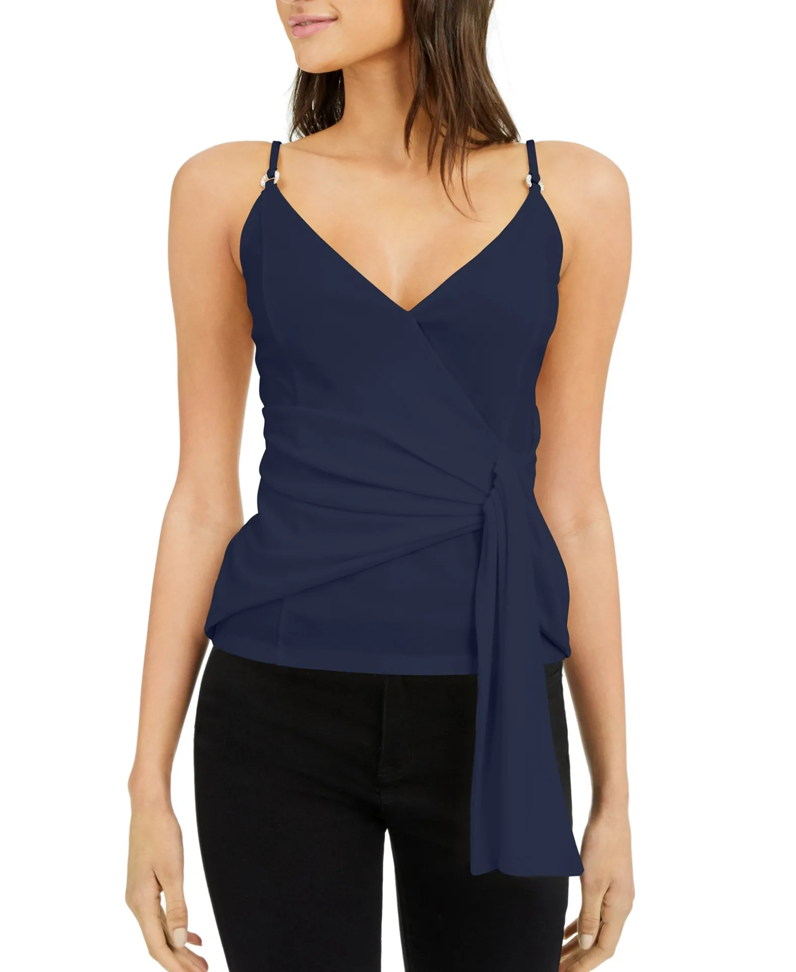 Women's Twisted Tie-Front Tank Top