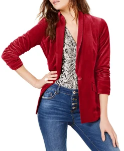 Women's Velvet Blazer
