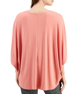Women's V-Neck Dolman-Sleeve Top