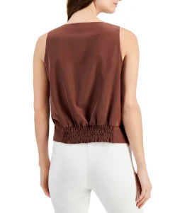 Women's V-Neck Sleeveless Top