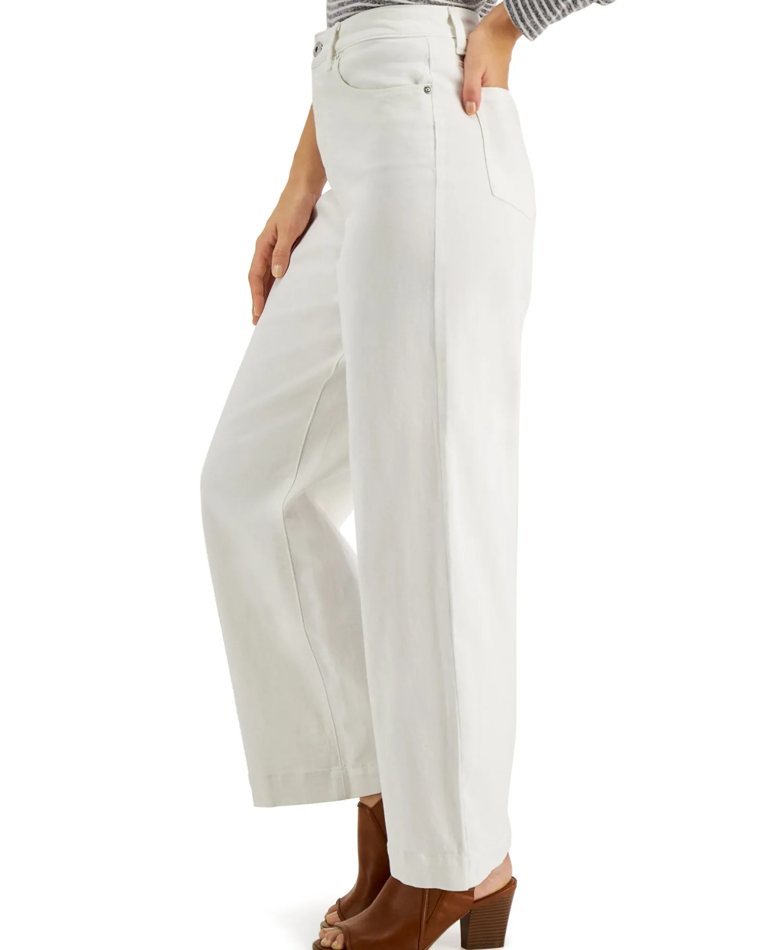 Women's Wide-Leg Tummy-Control Jeans