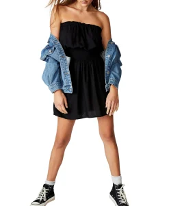 Women's Woven Leslie Strapless Mini Dress